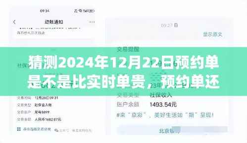 关于未来的猜想,预约单还是实时单?预测2024年12月22日的出行费用探讨